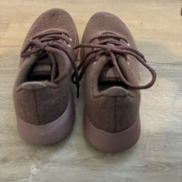 Allbirds Wool Runners Women's 8 Wide Mauve Heather Merino Wool Sneakers - Picture 7 of 15